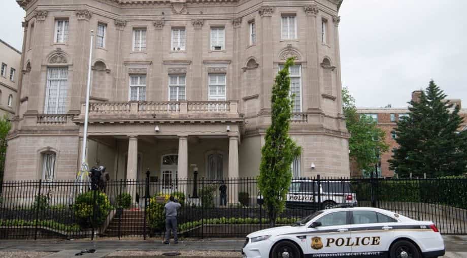 Man arrested for shooting outside Cuba's US embassy, no injuries