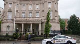 Man arrested for shooting outside Cuba's US embassy, no injuries