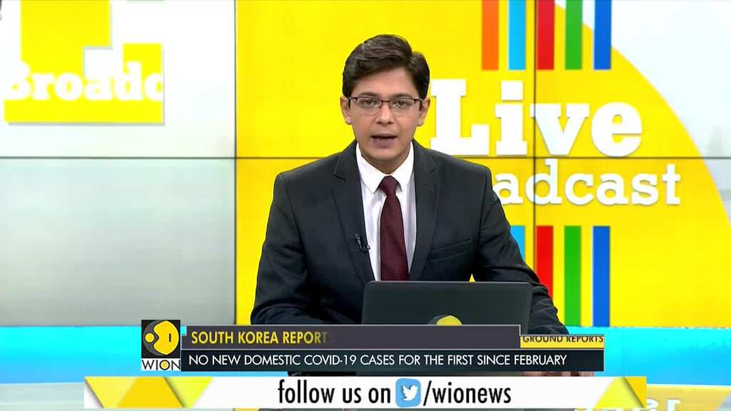 South Korea reports no domestic COVID-19 case for the first time since February