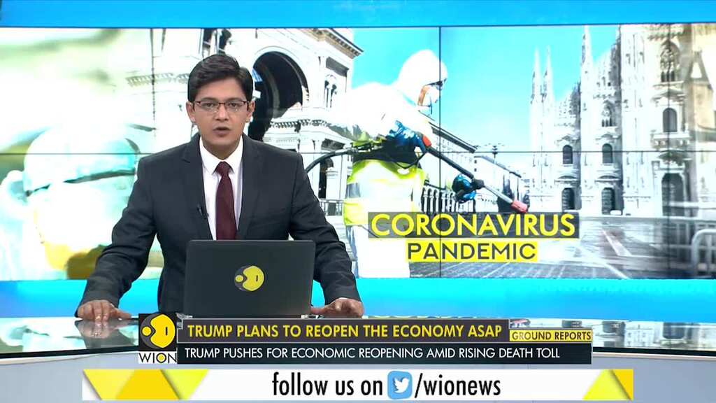 US President Trump says, 'Target date to reopen economy is as soon as possible'