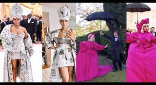 #MetGalaChallenge: Netizens recreate their favourite celeb looks; Lady Gaga & Rihanna are clear winners