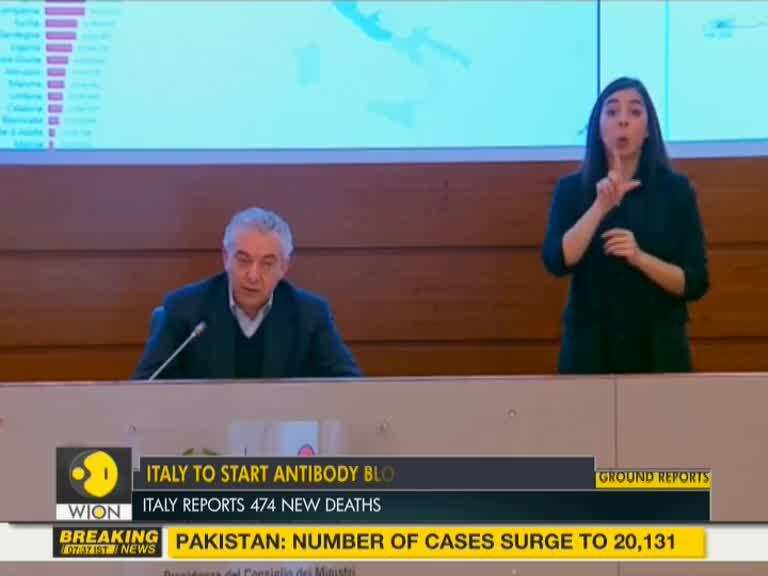Italy to start antibody blood tests on Monday