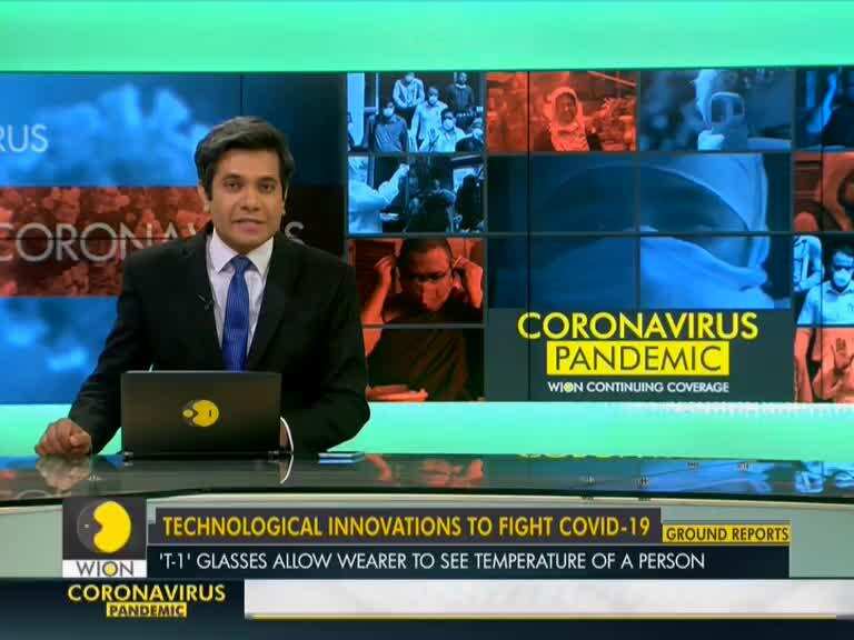 Glasses that fight COVID-19 by measuring other peoples' temperatures