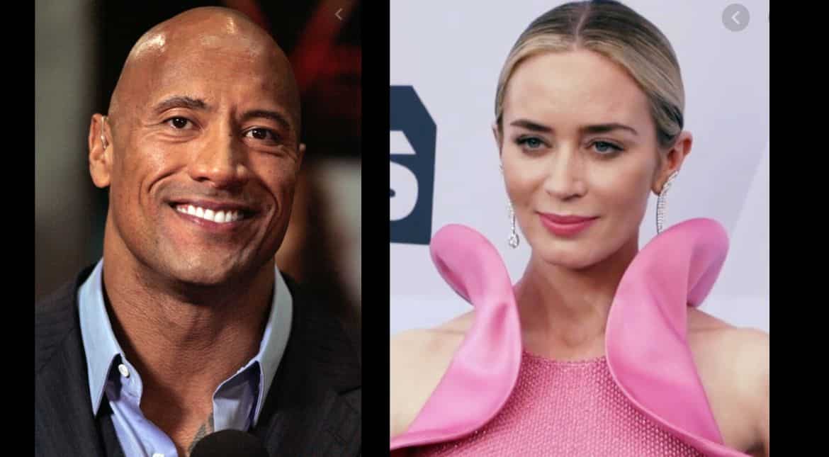 Emily Blunt: Really appreciate that Dwayne Johnson comes from struggle Emily Blunt: Really appreciate that Dwayne Johnson comes from struggle
