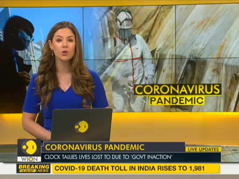 'Trump Death Clock' at Times Sqaure shows govt's inaction towards COVID-19