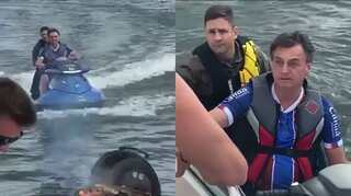 Brazilian President Bolsonaro rides jet ski amid coronavirus chaos in the country, netizens lash out