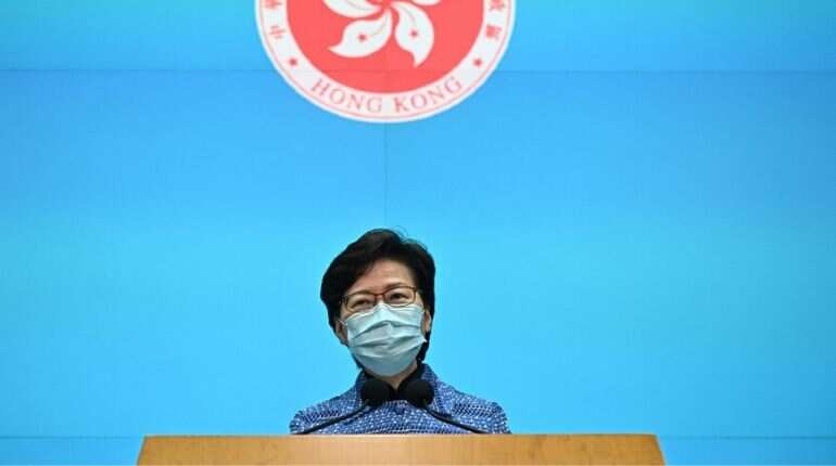 Carrie Lam calls security law 'most important' development for Hong Kong since handover