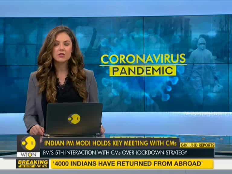India's PM Modi holds a key meeting with states' CMs as lockdown 3.0 comes to an end