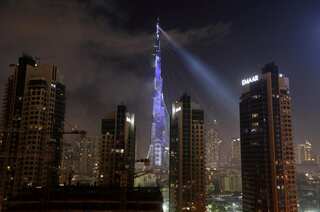 Dubai turns 828-metre Burj Khalifa into coronavirus charity box