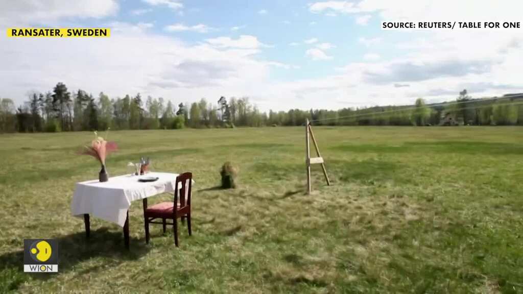 COVID-19-safe pop-up restaurant opens in meadow with one chair, one table