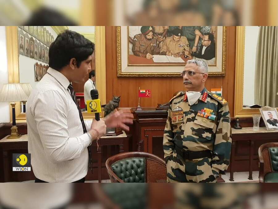 Indian army chief General MM Naravane speaks to WION on India, China face off