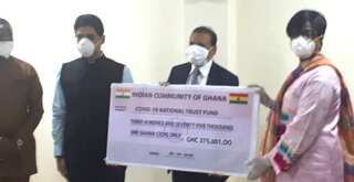 Local Indian businessmen in Ghana donate more than Rs 6.5 million to deal with COVID-19 crisis