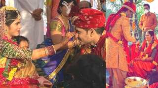 Telugu actor Nikhil marries Pallavi Varma in Hyderabad amid lockdown