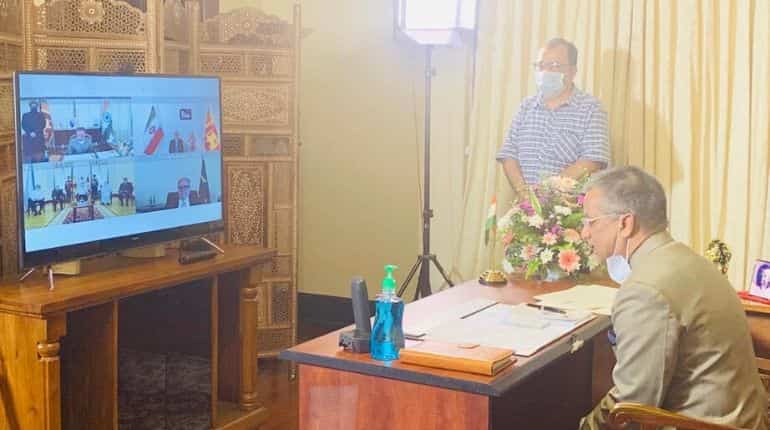 Life in the times of covid: India's envoy to Sri Lanka presents credentials via video conference