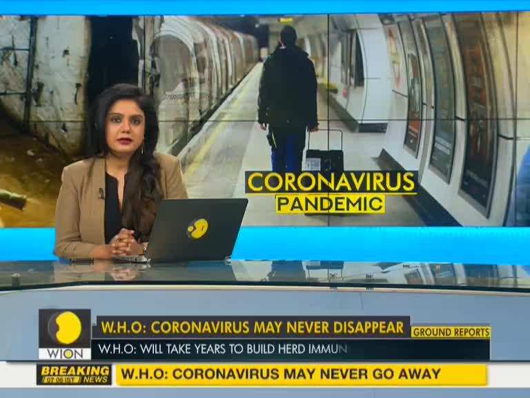 WHO: Coronavirus may never go away