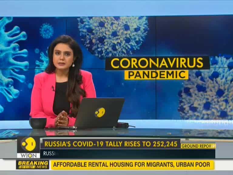 Russia reports lowest daily-surge in COVID-19 cases for first time in 2 weeks