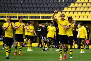 Football but not as we know it: odd sights from Bundesliga comeback