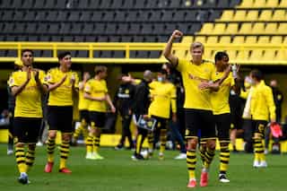 Football but not as we know it: odd sights from Bundesliga comeback