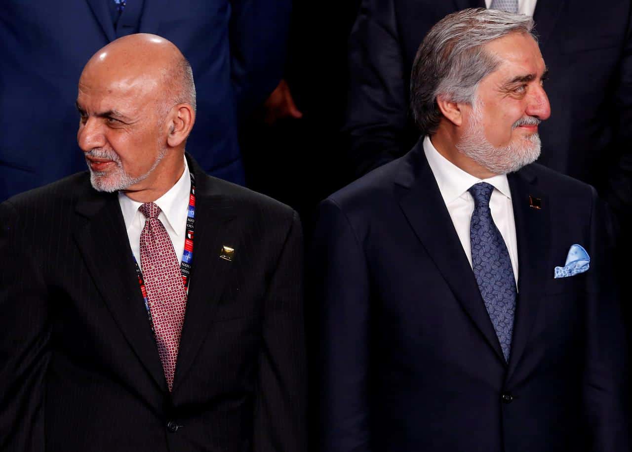 Afghan President Ashraf Ghani and rival Abdullah Abdullah announce power sharing agreement
