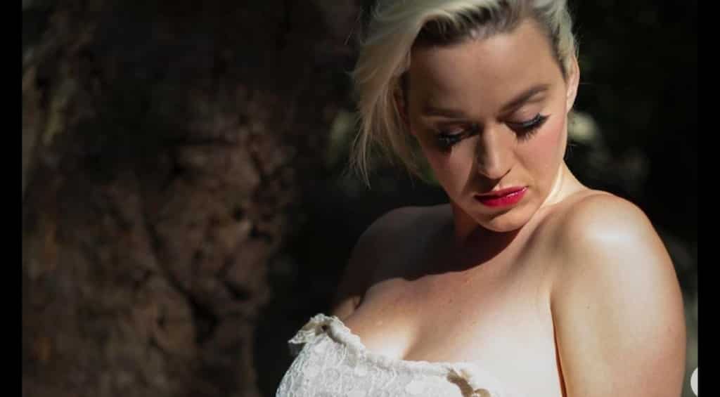 Watch: Pregnant Katy Perry strips nude in 'Daisies' music video, showing off her baby bump