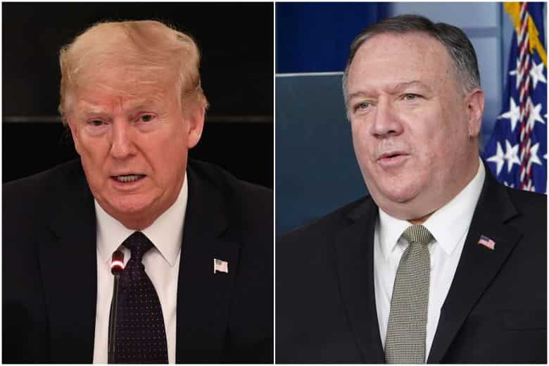 Trump launches rare attack on loyal aides Pompeo, Barr Trump launches rare attack on loyal aides Pompeo, Barr