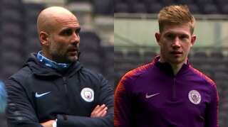 Man City's De Bruyne fit for League Cup final, PSG clash