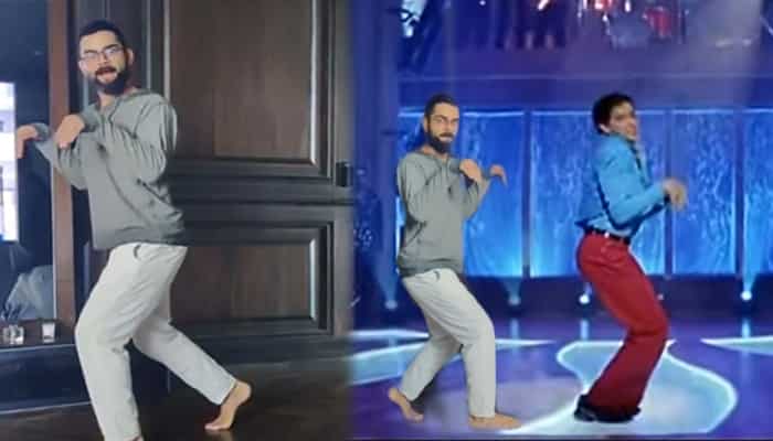 Virat Kohli's dinosaur walk goes viral; triggers meme war on Twitter Virat Kohli's dinosaur walk goes viral; triggers meme war on Twitter