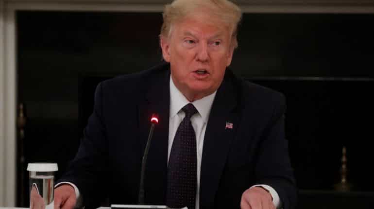 Trump says US will 'react strongly' if China imposes new Hong Kong security law