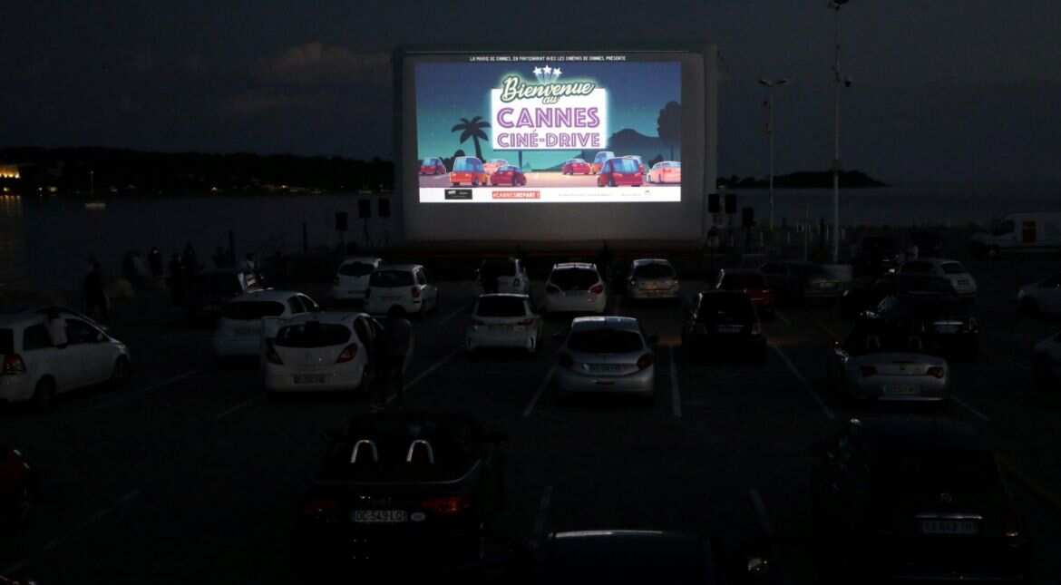 Popcorn, palm trees and face masks: Cannes rolls out drive-in cinema