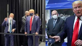 I didn't want to give the press the pleasure of seeing it: Trump on not wearing mask