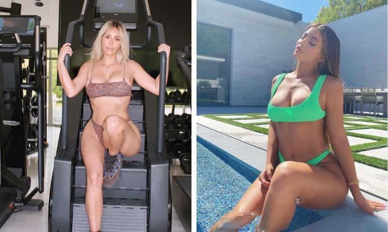 Kylie Jenner, Kim Kardashian heat up Instagram with bikini photos