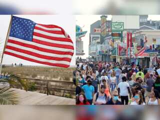 Americans spend Memorial Day weekend at beaches and parks amid pandemic rage