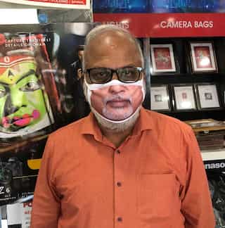 Hide no more, get protective masks with your face printed on them