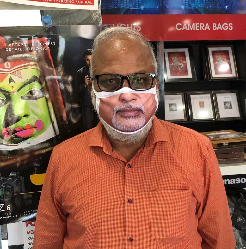 Hide no more, get protective masks with your face printed on them