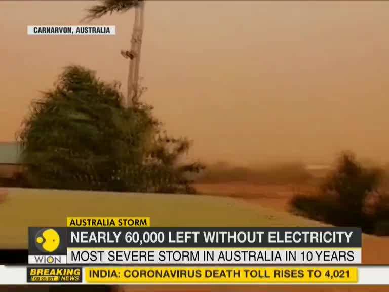 Once-in-a-decade storm hits Australia: Nearly 60,000 left without electricity
