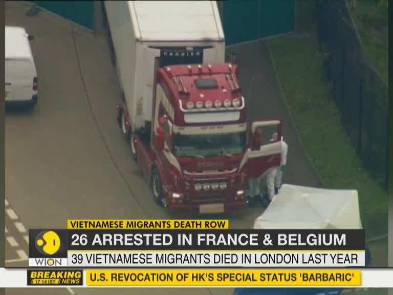 Police arrest 26 over UK Vietnamese migrant truck deaths
