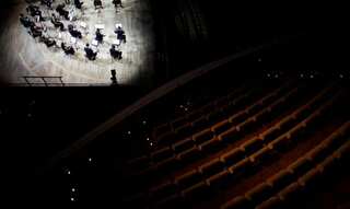 Playing to an empty room: Paris orchestra plays Strauss in COVID-19 era