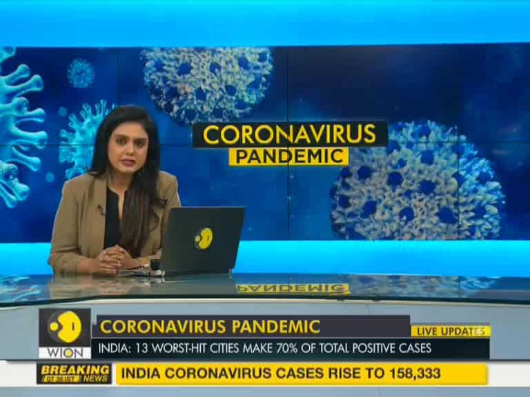 Over 1,58,000 positive coronavirus cases in India