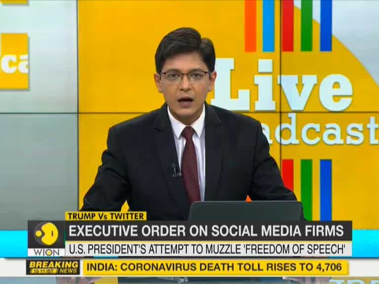 US President Donald Trump signs executive order targeting social media