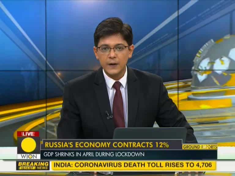 Russian economy contracts by 12% in April as a result of Coronavirus lockdown
