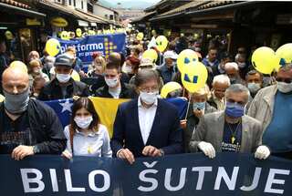 People in Bosnia protest as officials accused of COVID-19 graft