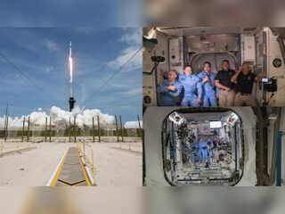 SpaceX astronauts land safely at International Space Station for NASA