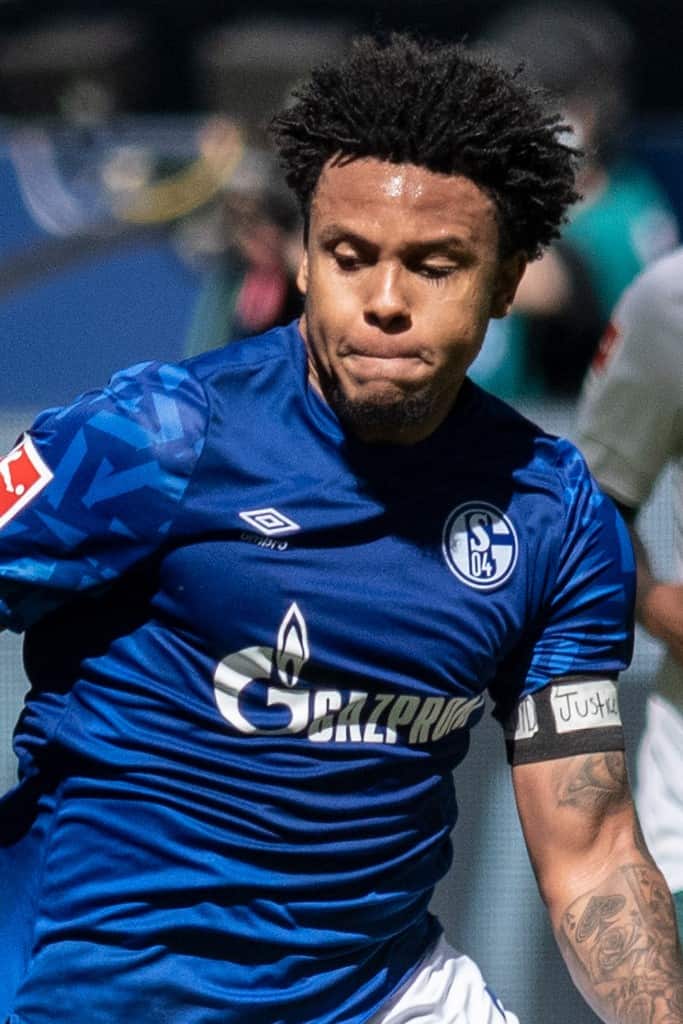 Weston McKennie wears an armband reading "Justice for George"