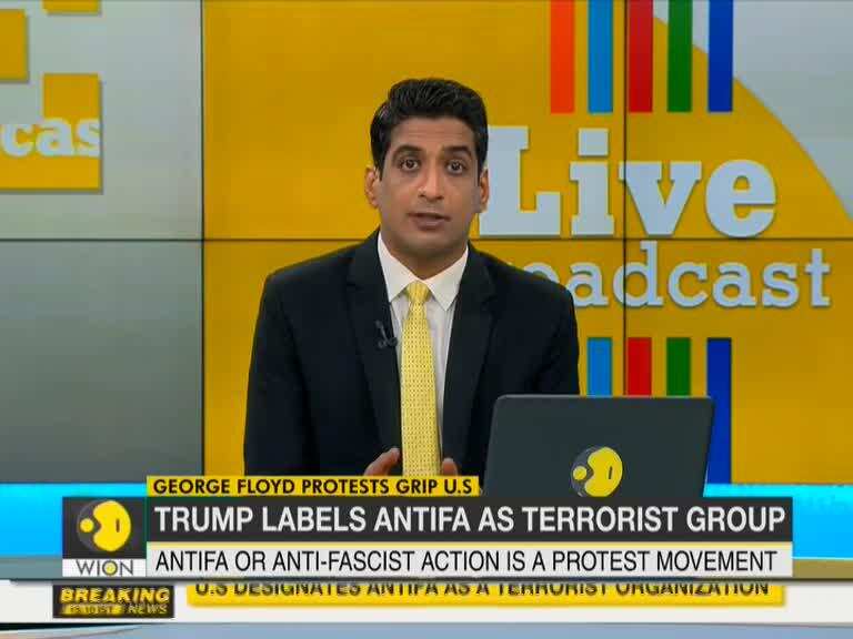 Trump blames ANTIFA for riots and violence | George Floyd protests | US