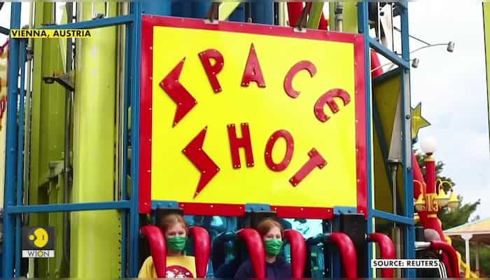 Austrian kids delight in amusement park reopening despite new coronavirus regulations