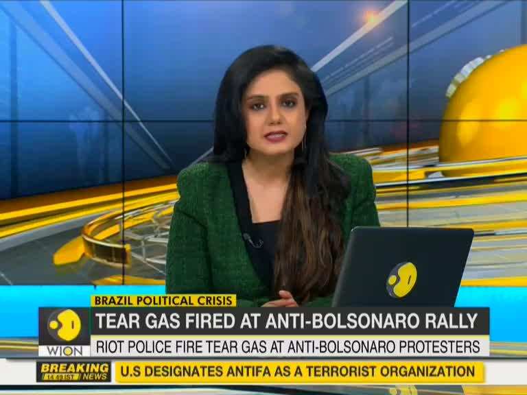 Bolsonaro joins rally against Brazil’s Supreme court