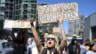 Suppression of truth triggers violence - falling statues tell a story