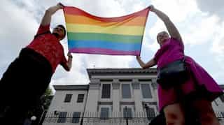 Homophobic ad backing Putin's constitutional reform draws ire