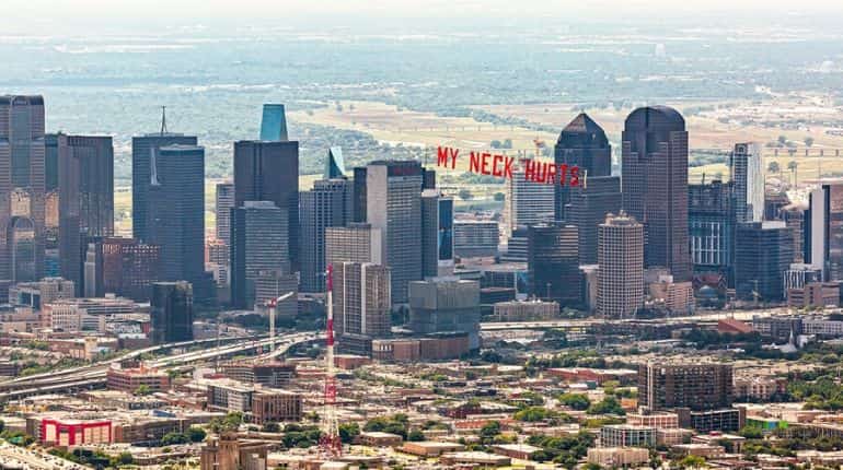 'My neck hurts'