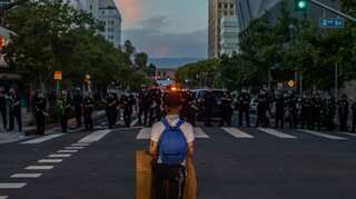 Situation relatively calm after protesters defy curfew for eighth consecutive day in US